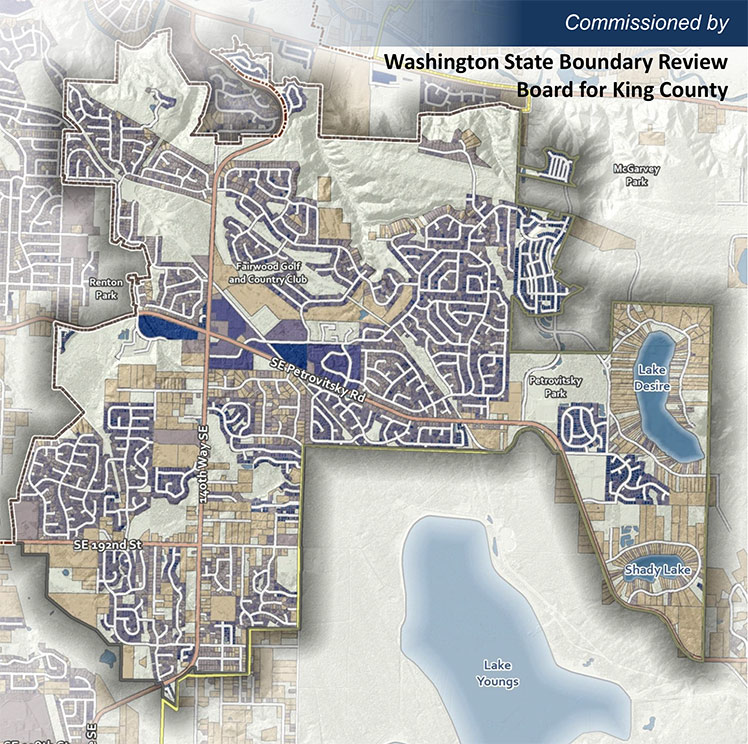 Map of Fairwood